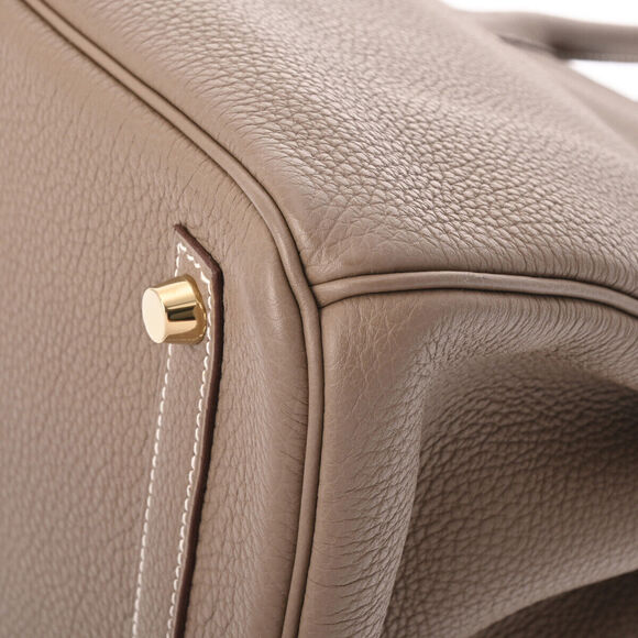 Hermes Birkin 30 Etoupe Hand Bag #139990H24B - Picture 9 of 12
